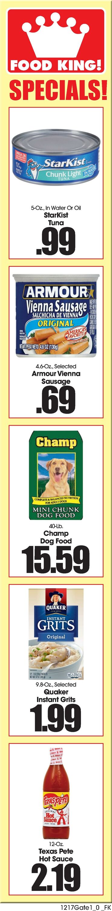 Weekly ad Food King 12/17/2025 - 12/23/2025