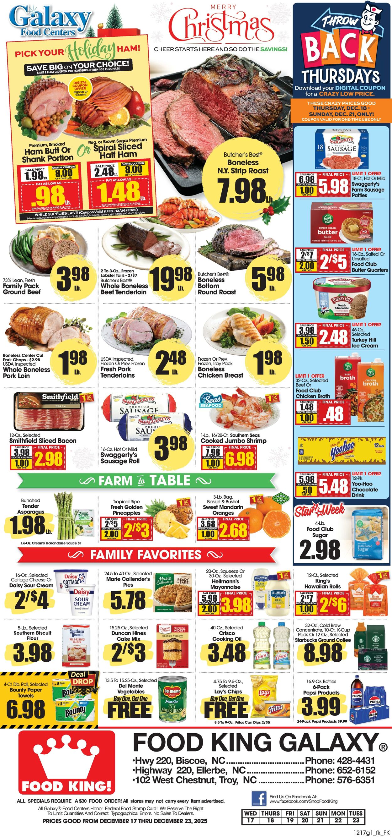 Weekly ad Food King 12/17/2025 - 12/23/2025