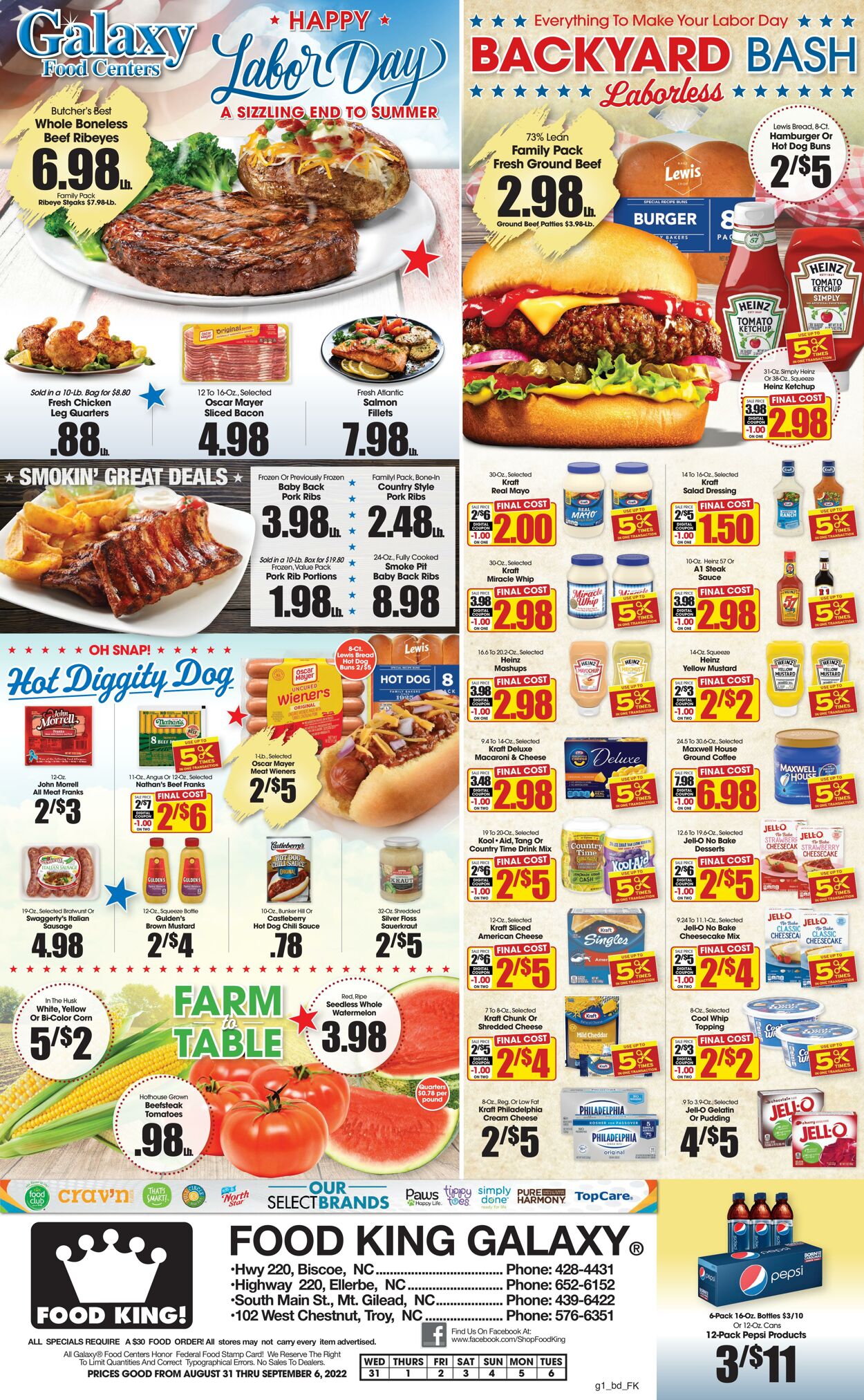 Weekly ad Food King 08/31/2022 - 09/06/2022