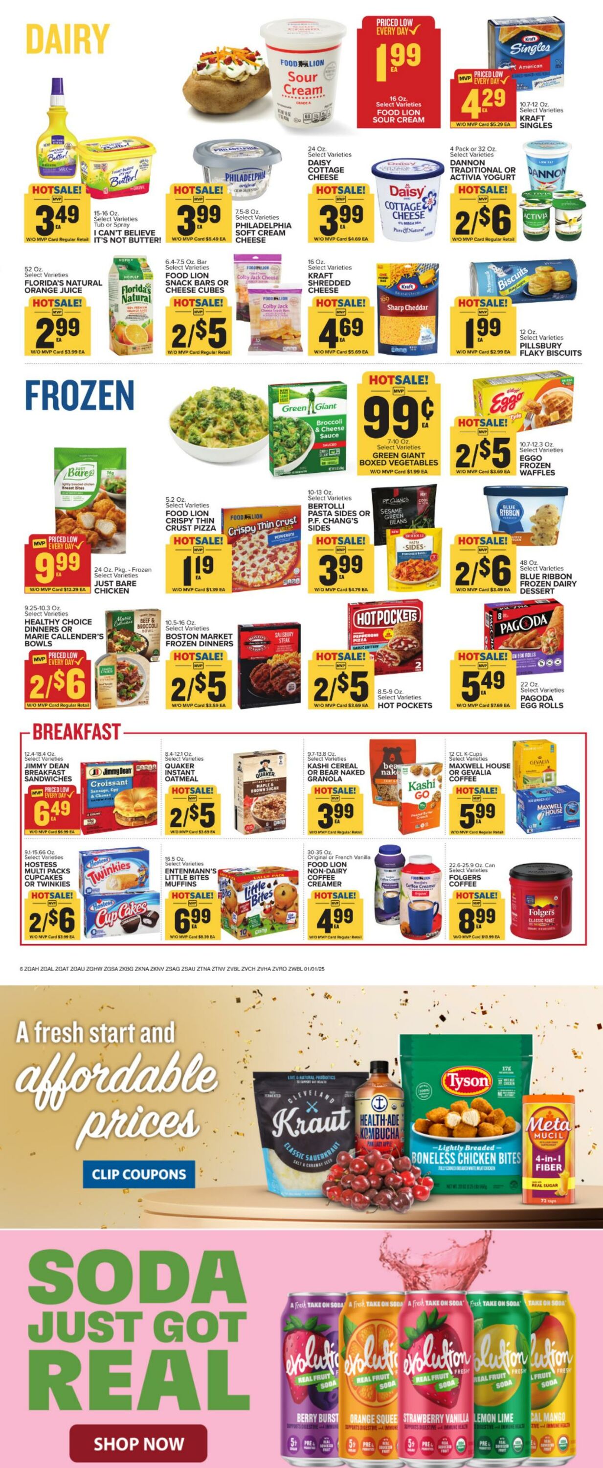 Weekly ad Food Lion 01/01/2025 - 01/07/2025