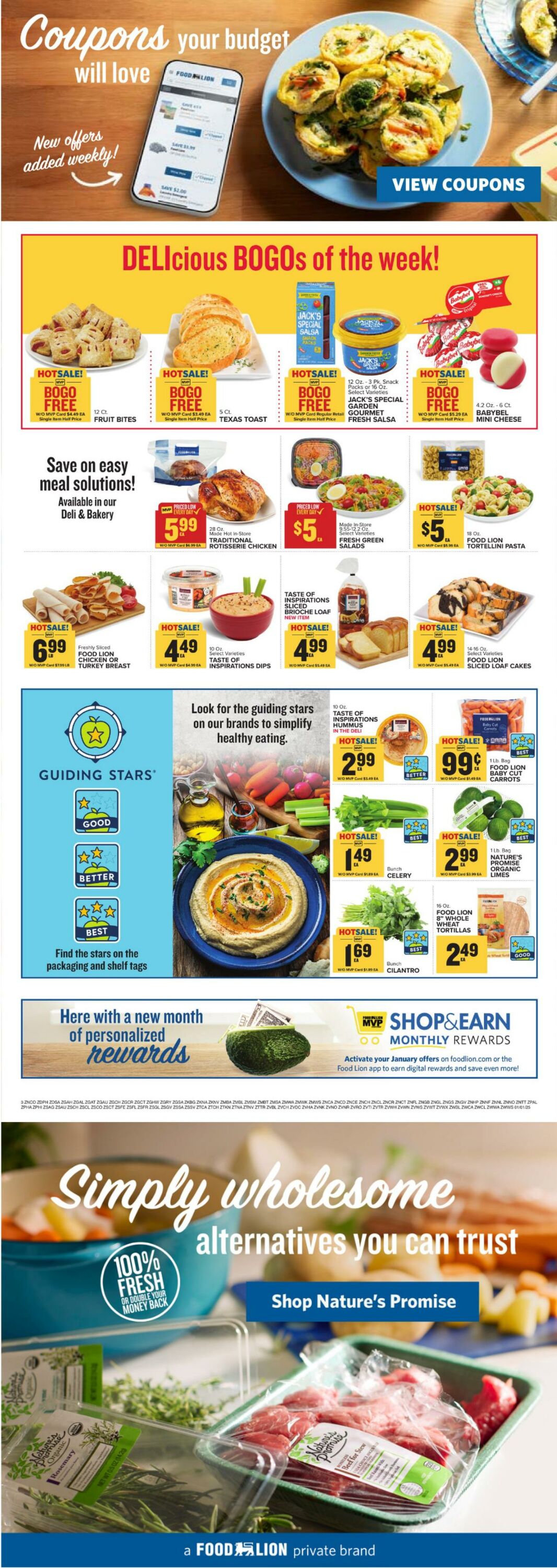 Weekly ad Food Lion 01/01/2025 - 01/07/2025