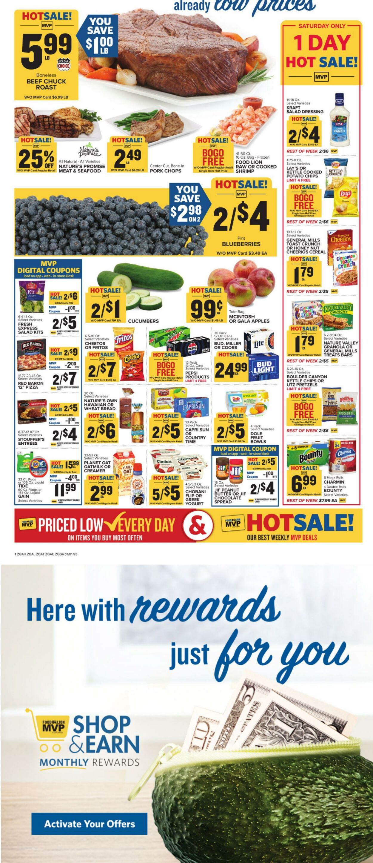 Weekly ad Food Lion 01/01/2025 - 01/07/2025