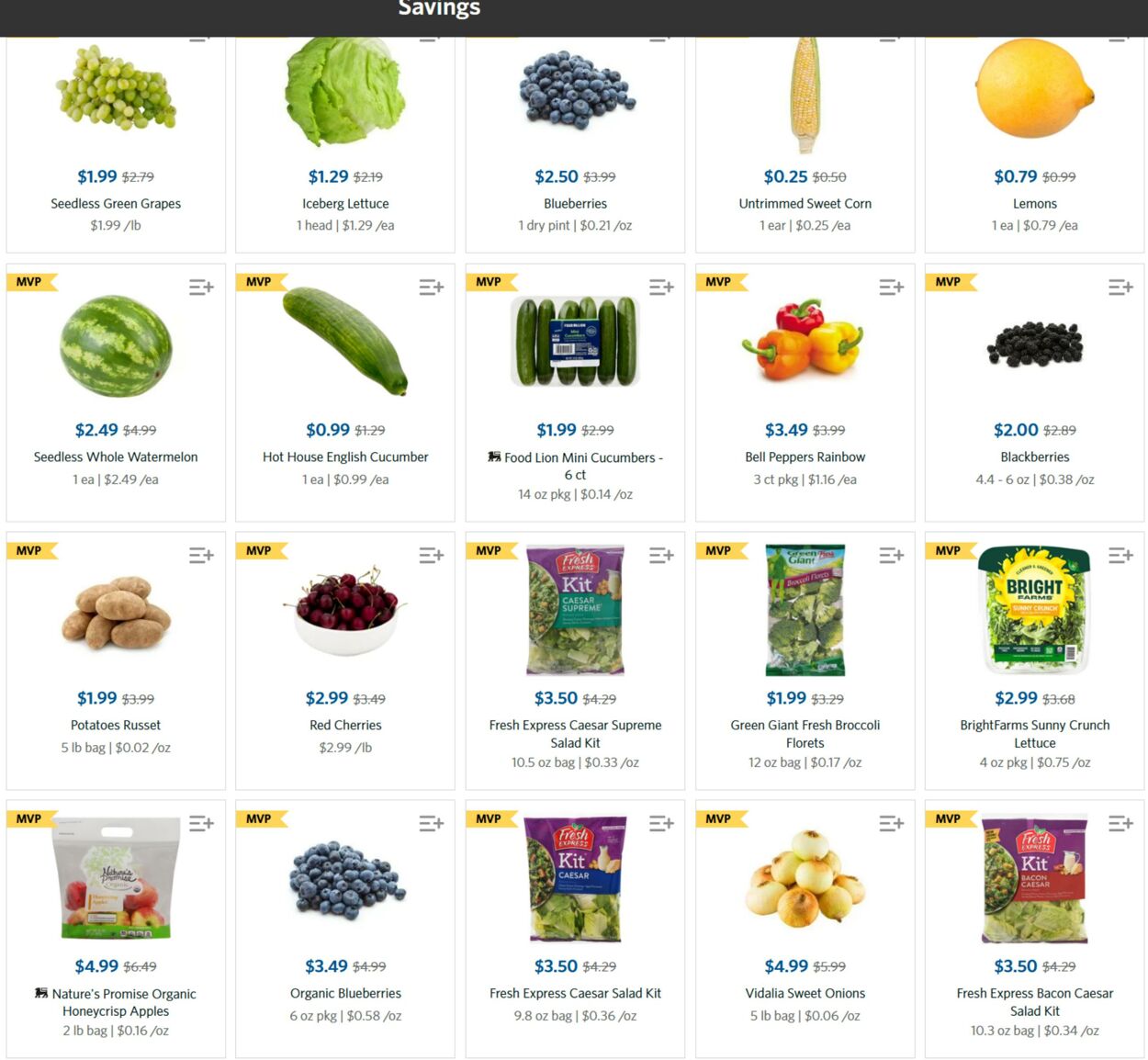 Weekly ad Food Lion 07/08/2024 - 07/15/2024