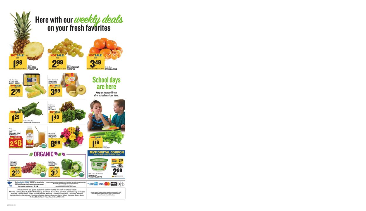 Weekly ad Food Lion 08/14/2024 - 08/20/2024