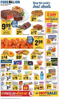 Weekly ad Food Lion 03/19/2025 - 03/25/2025