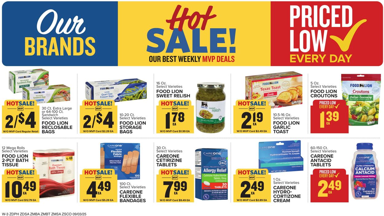 Weekly ad Food Lion 09/03/2025 - 09/09/2025