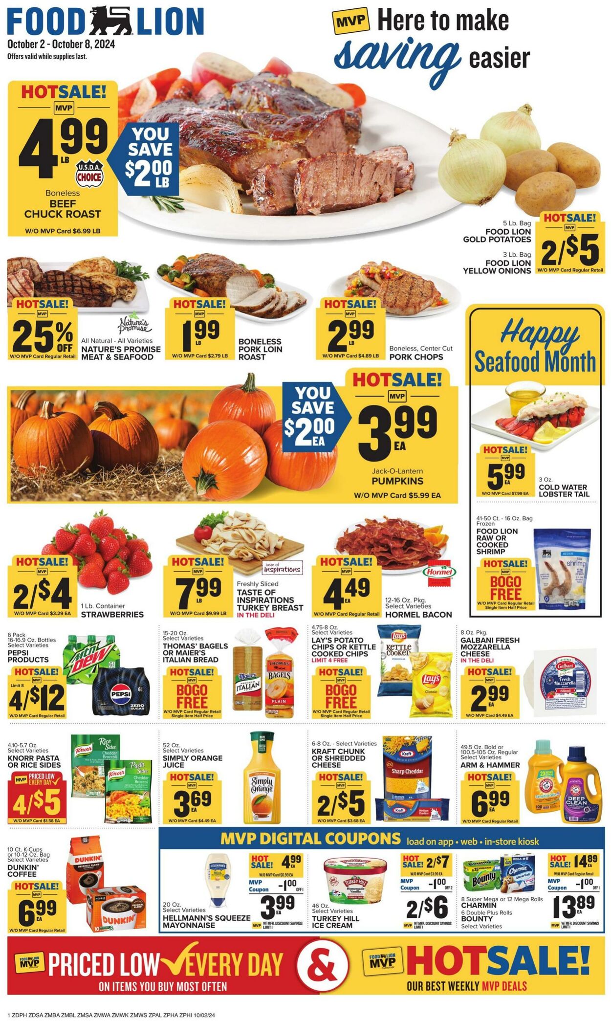 Weekly ad Food Lion 10/02/2024 - 10/08/2024