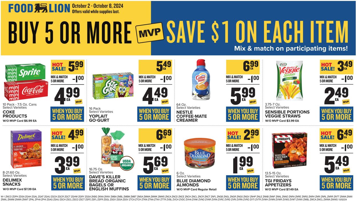 Weekly ad Food Lion 10/02/2024 - 10/08/2024