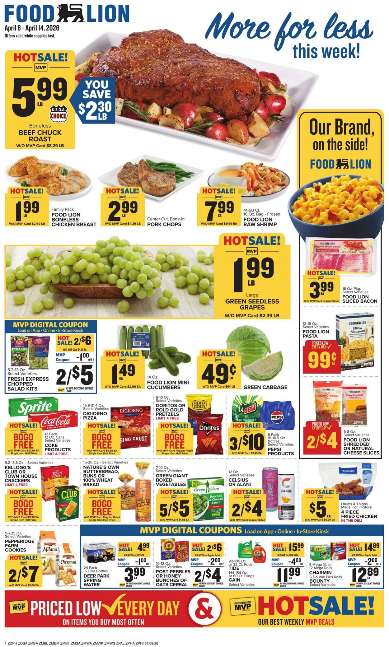 Weekly ad Food Lion 04/08/2026 - 04/14/2026