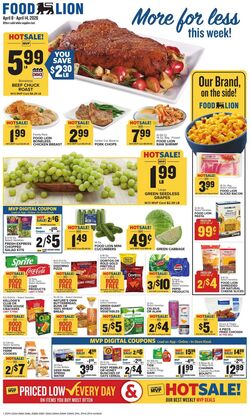 Weekly ad Food Lion 04/08/2026 - 04/14/2026
