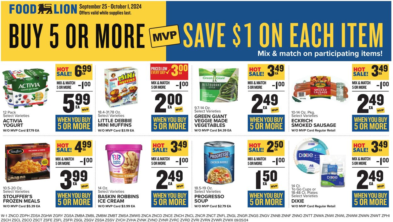 Weekly ad Food Lion 09/25/2024 - 10/01/2024