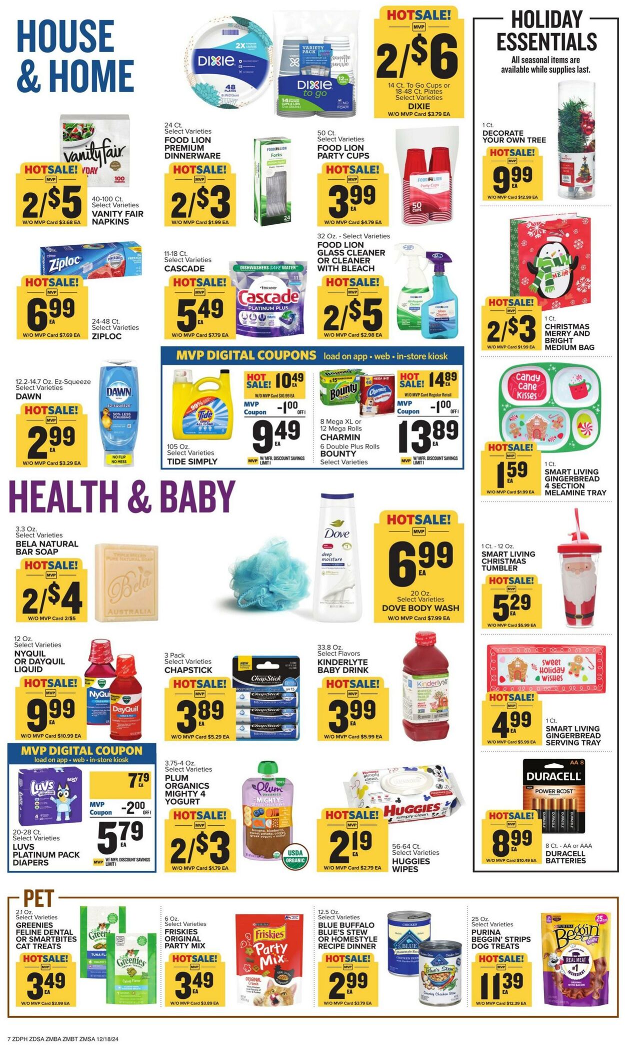 Weekly ad Food Lion 12/18/2024 - 12/24/2024