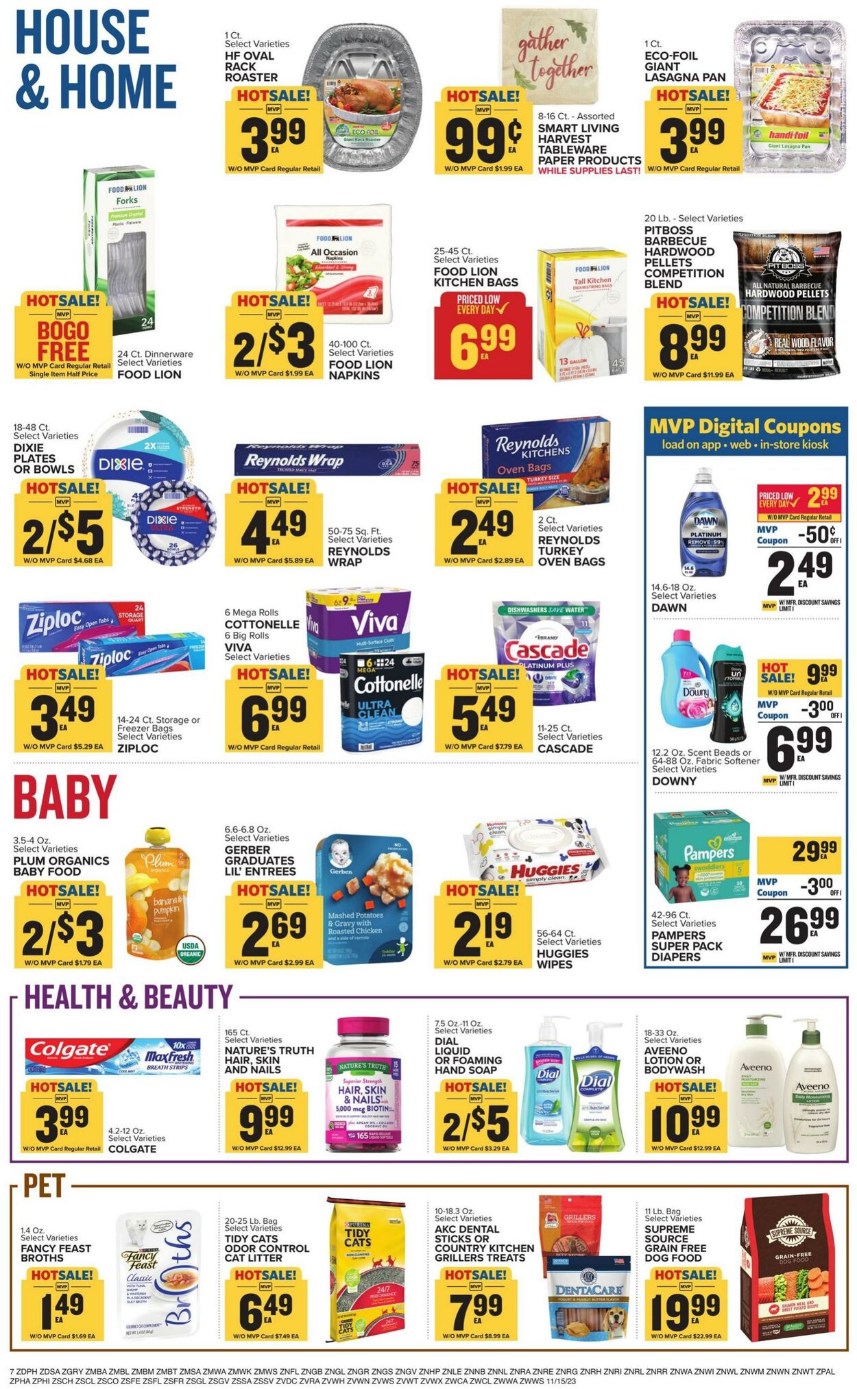 Weekly ad Food Lion 11/15/2023 - 11/21/2023