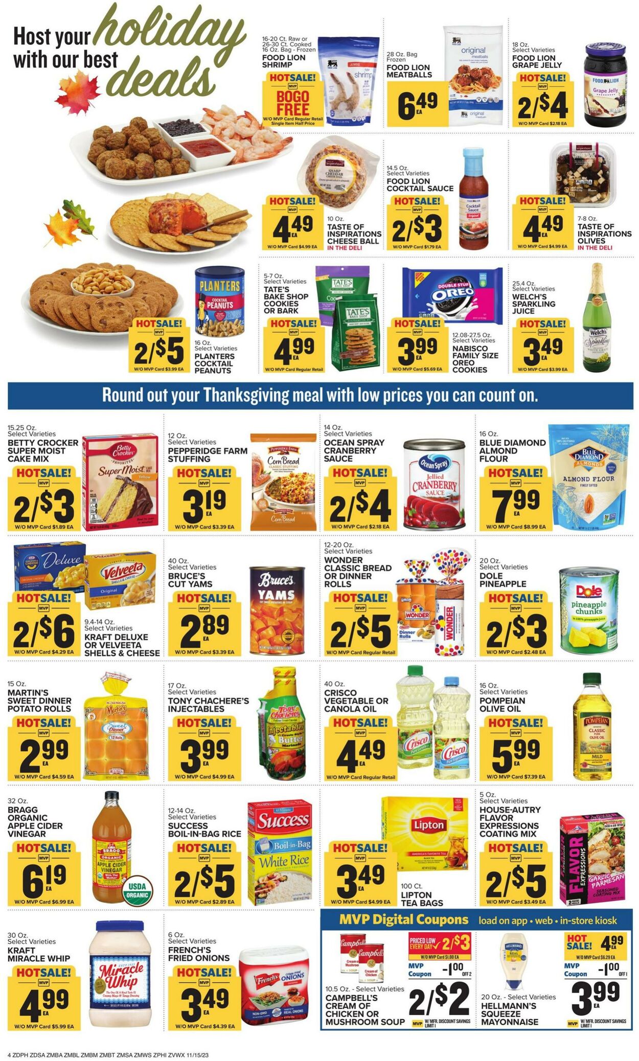 Weekly ad Food Lion 11/15/2023 - 11/21/2023