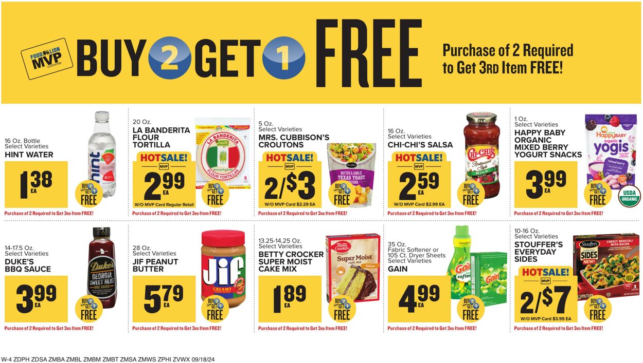 Weekly ad Food Lion 09/18/2024 - 09/24/2024