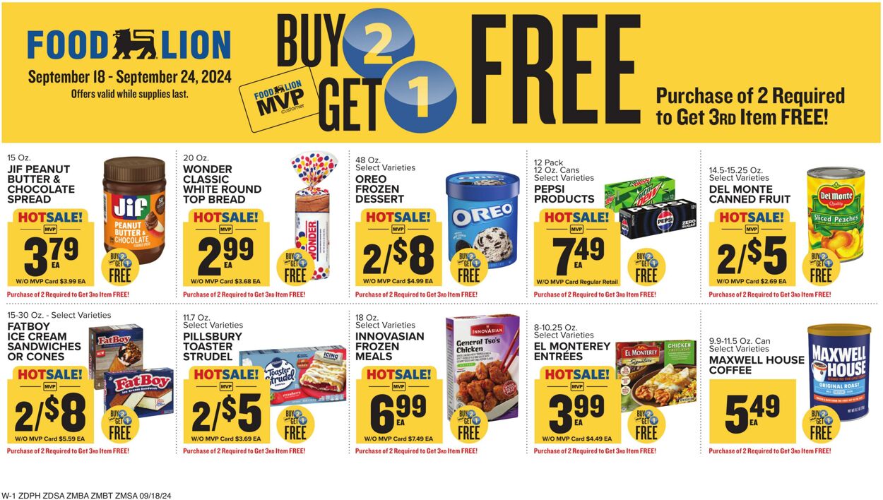 Weekly ad Food Lion 09/18/2024 - 09/24/2024