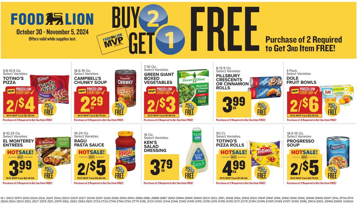 Weekly ad Food Lion 10/30/2024 - 11/05/2024