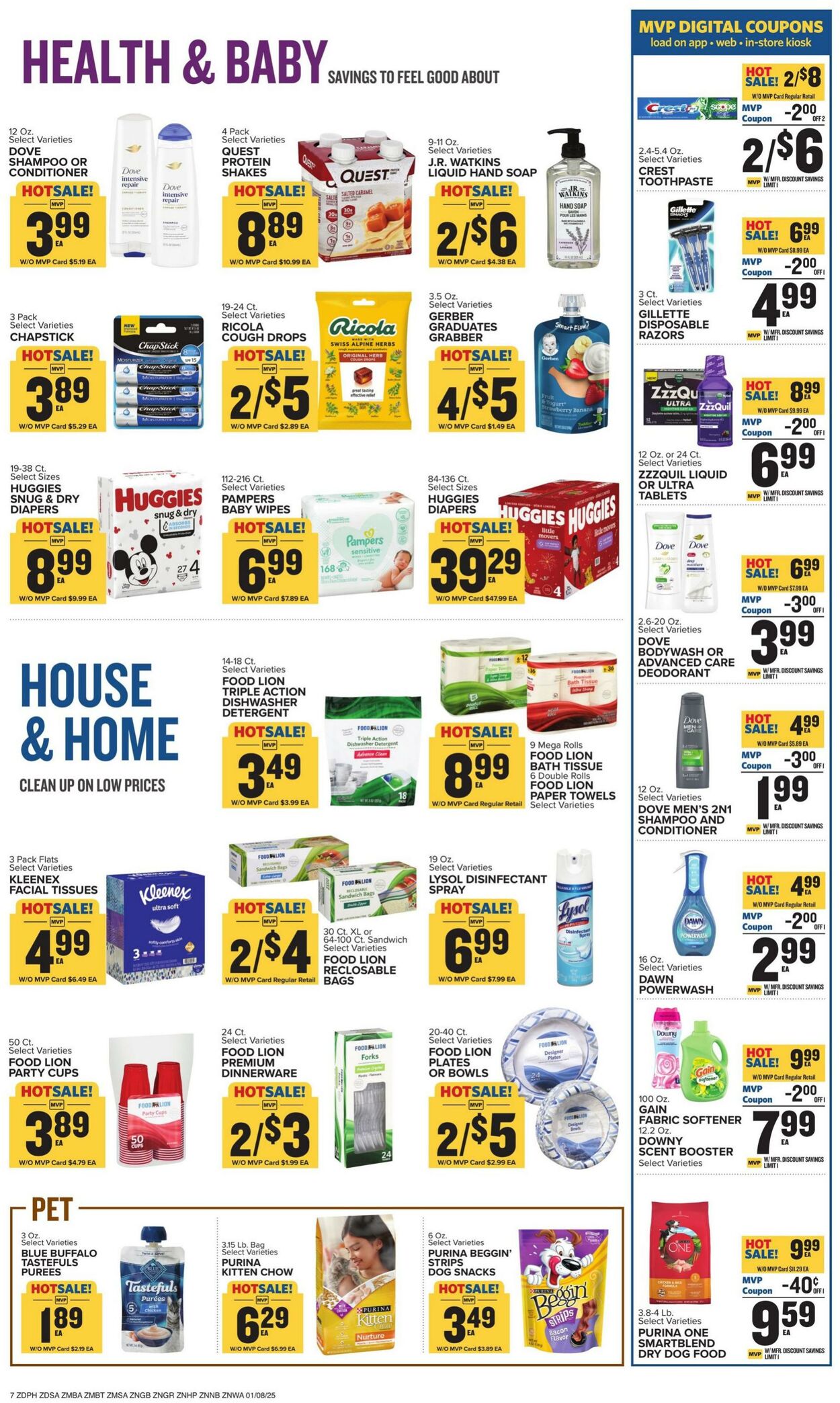 Weekly ad Food Lion 01/08/2025 - 01/14/2025