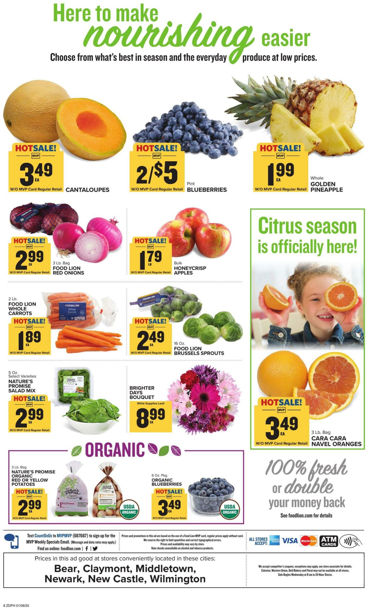 Weekly ad Food Lion 01/08/2025 - 01/14/2025