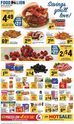 Weekly ad Food Lion 04/22/2026 - 04/28/2026