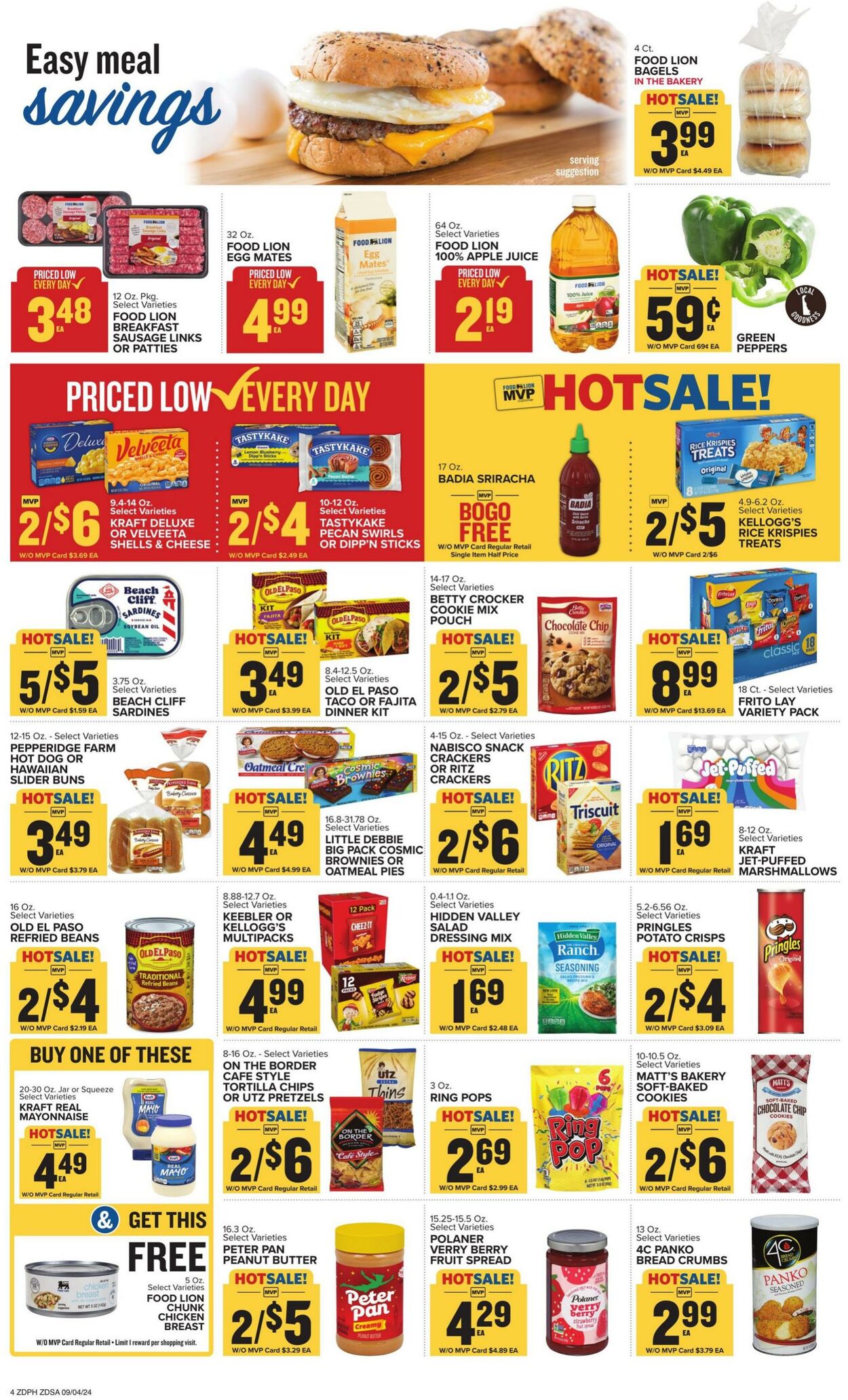 Weekly ad Food Lion 09/04/2024 - 09/10/2024