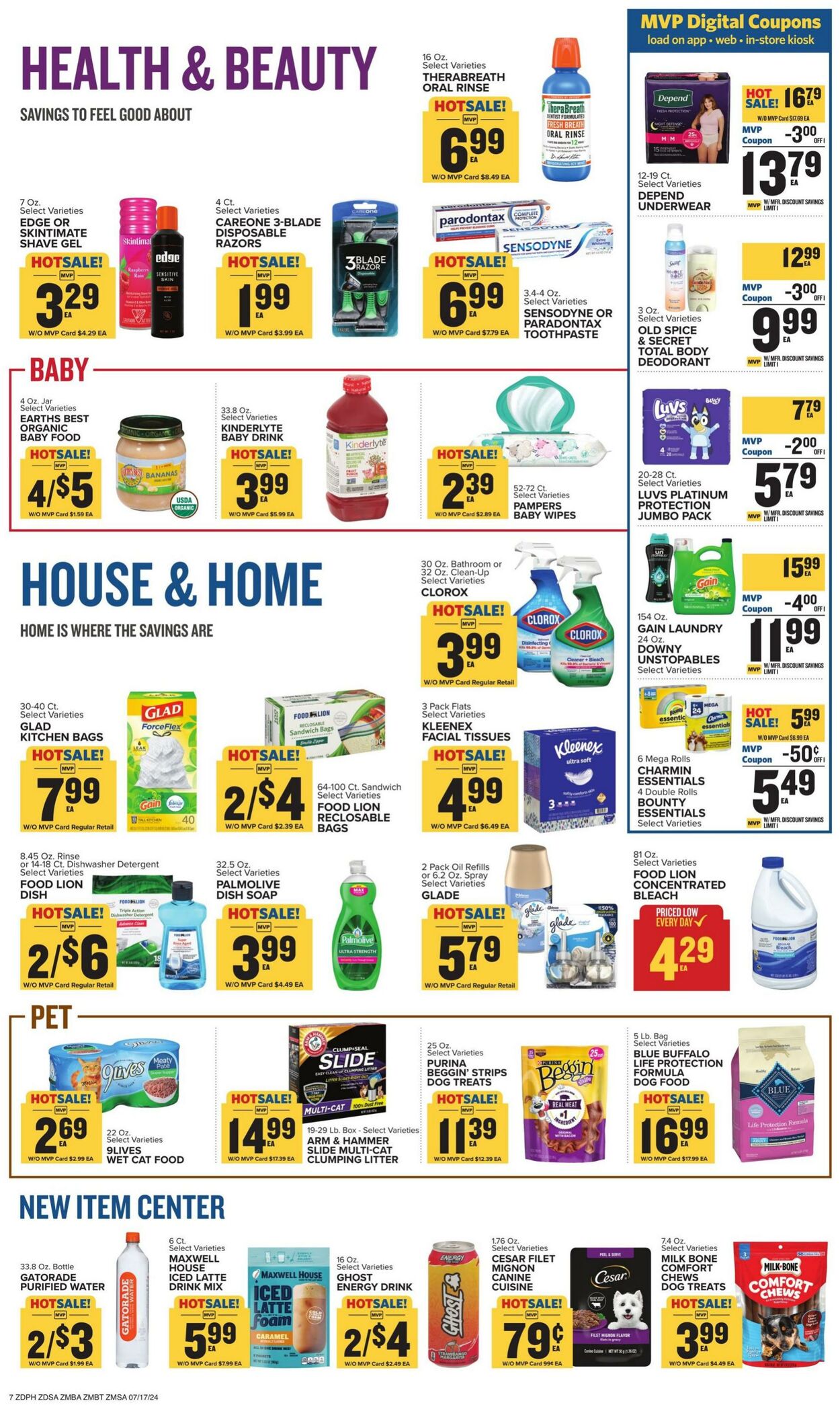 Weekly ad Food Lion 07/17/2024 - 07/23/2024