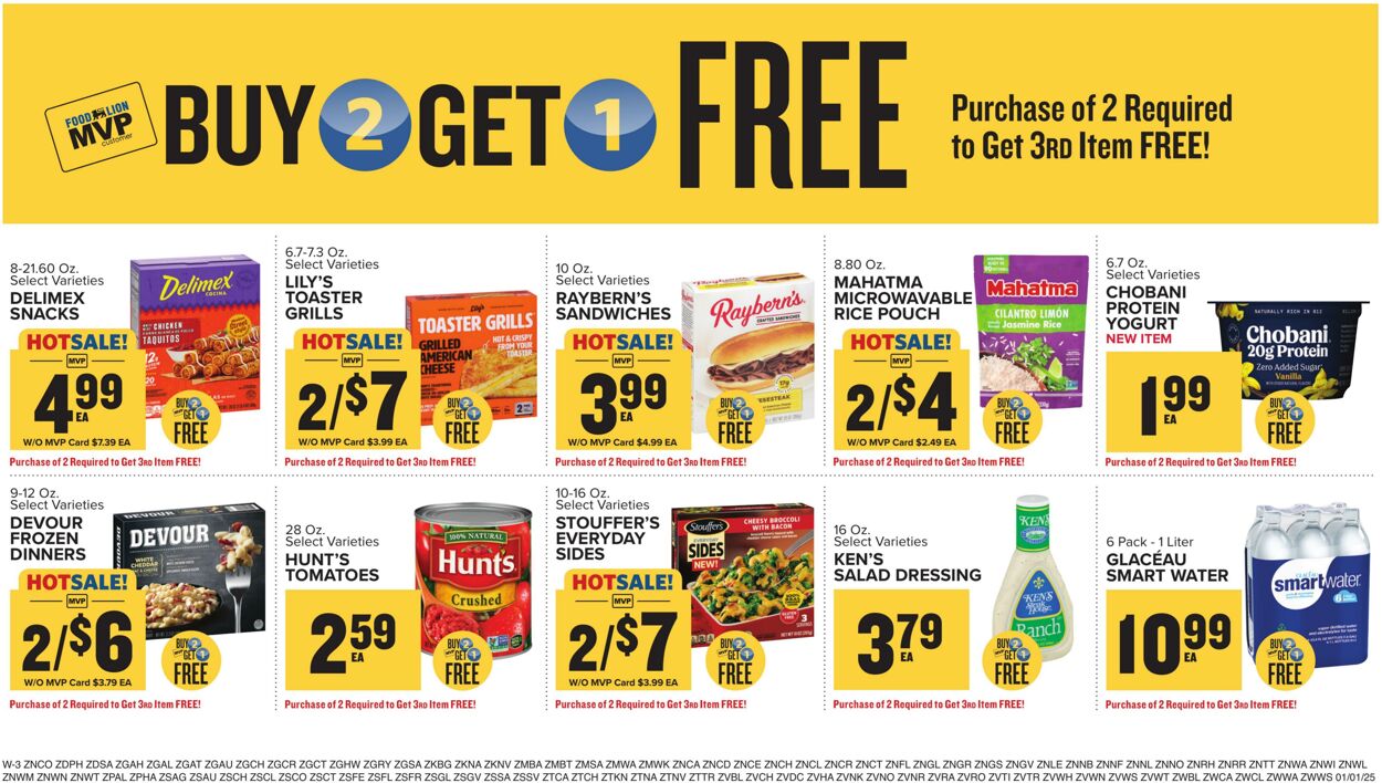 Weekly ad Food Lion 01/01/2025 - 01/07/2025