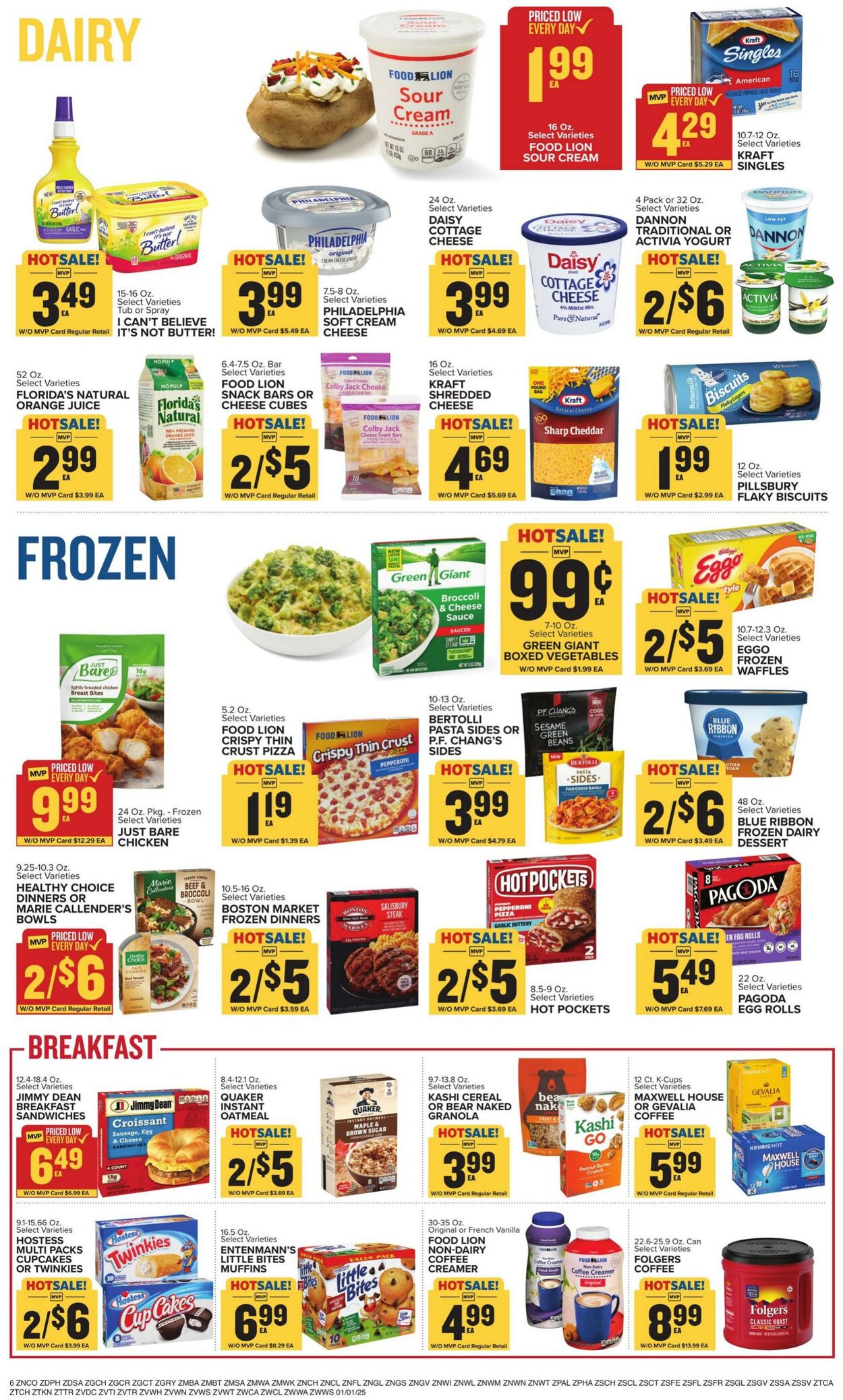 Weekly ad Food Lion 01/01/2025 - 01/07/2025