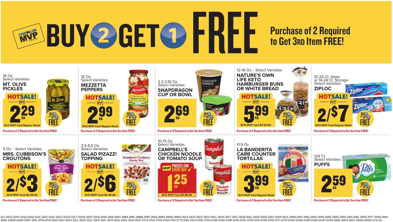 Weekly ad Food Lion 01/01/2025 - 01/07/2025