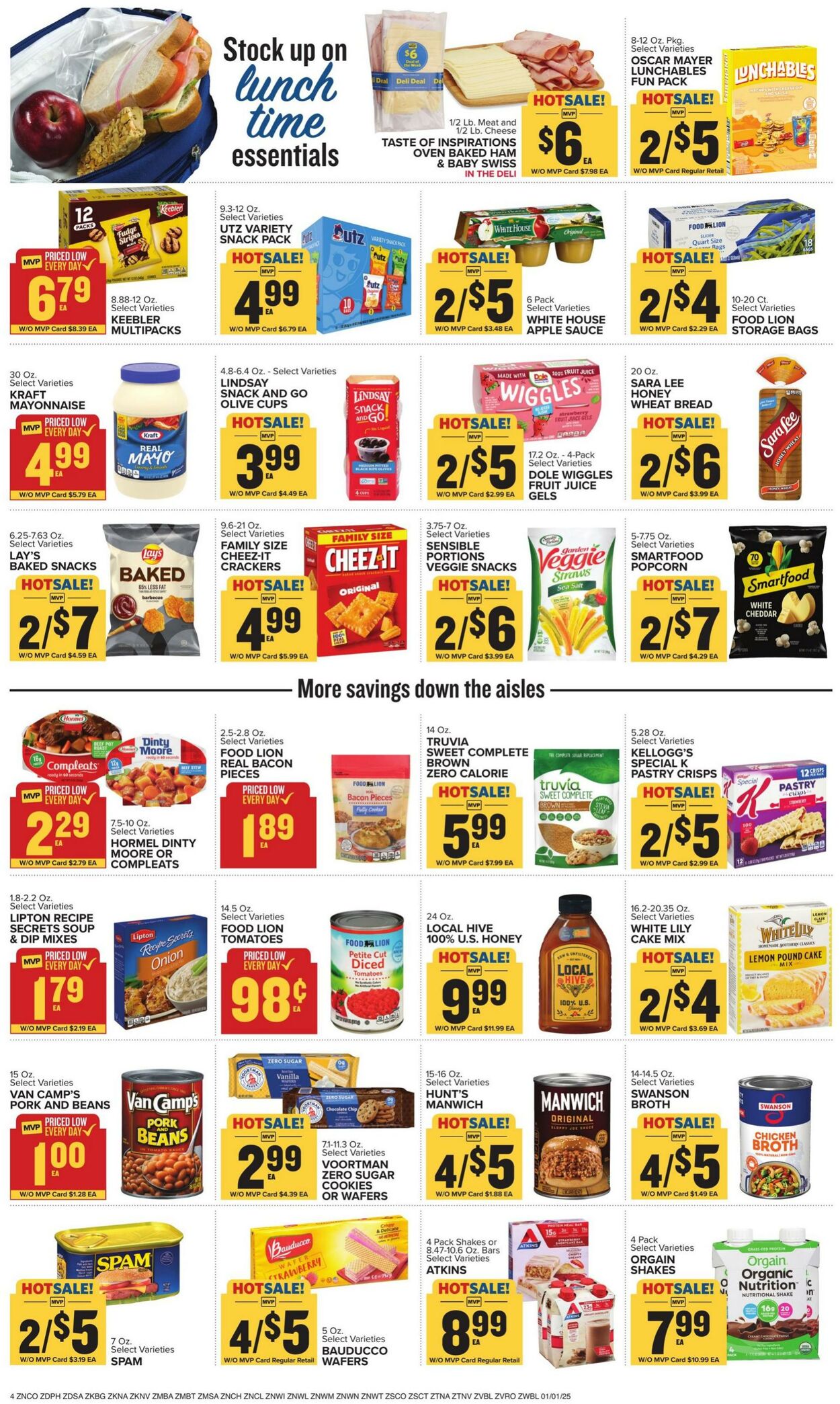 Weekly ad Food Lion 01/01/2025 - 01/07/2025