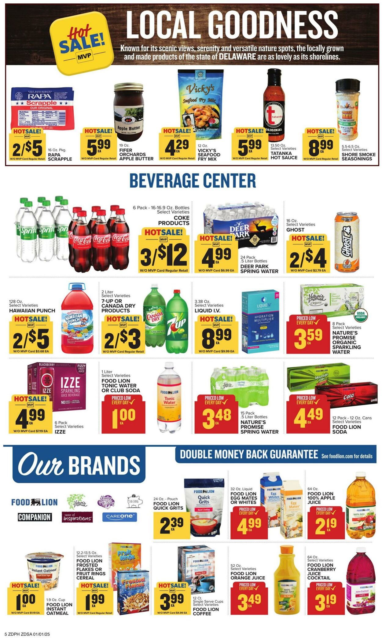 Weekly ad Food Lion 01/01/2025 - 01/07/2025