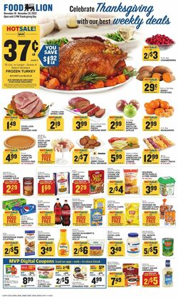 Weekly ad Food Lion 11/16/2022-11/24/2022