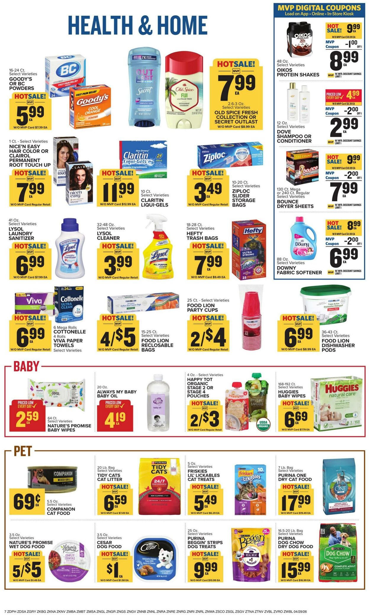 Weekly ad Food Lion 04/29/2026 - 05/05/2026