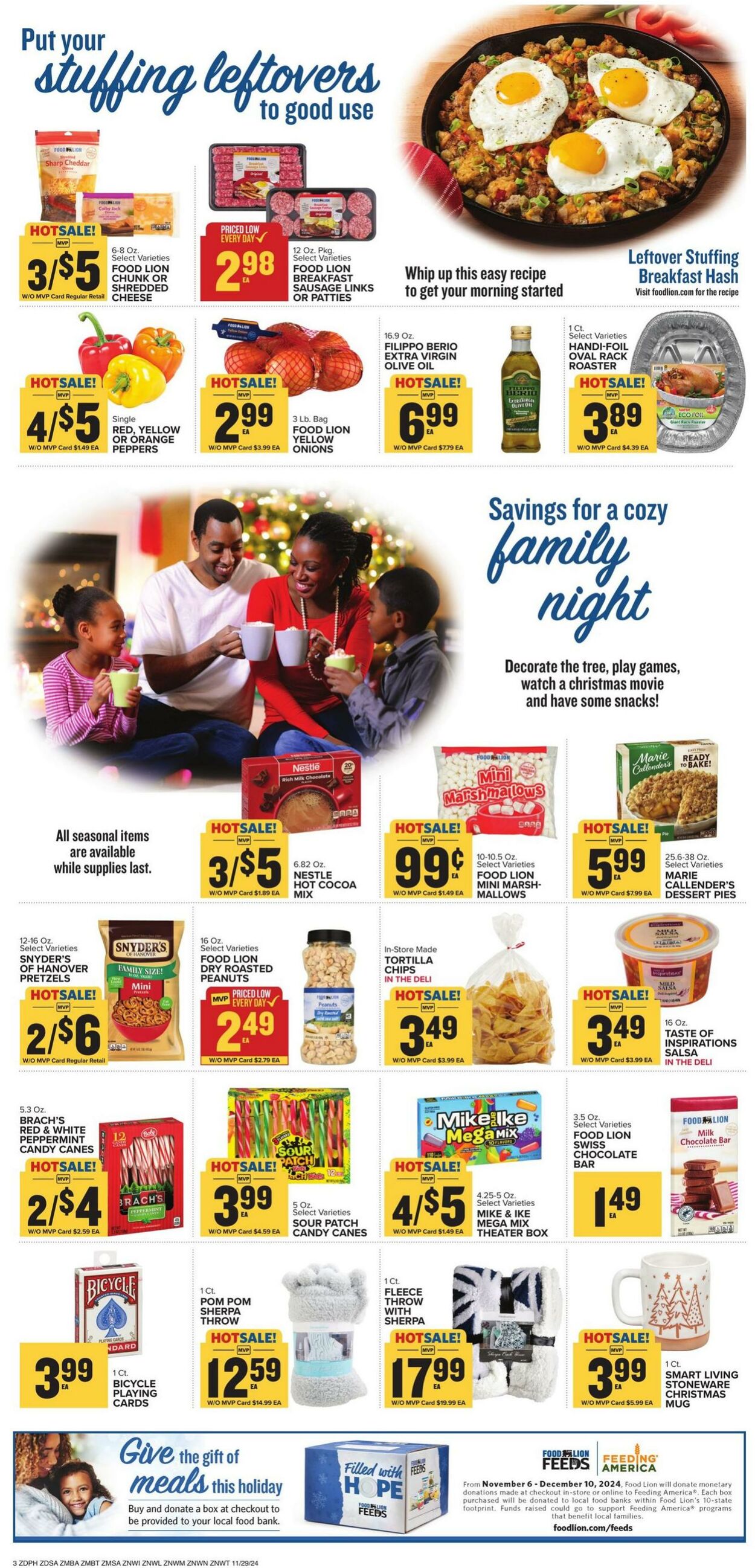 Weekly ad Food Lion 11/29/2024 - 12/03/2024