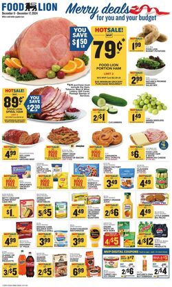 Weekly ad Food Lion 12/11/2024 - 12/17/2024