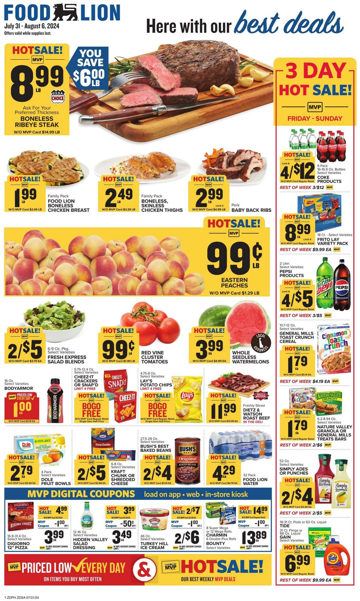 Weekly ad Food Lion 07/31/2024 - 08/06/2024