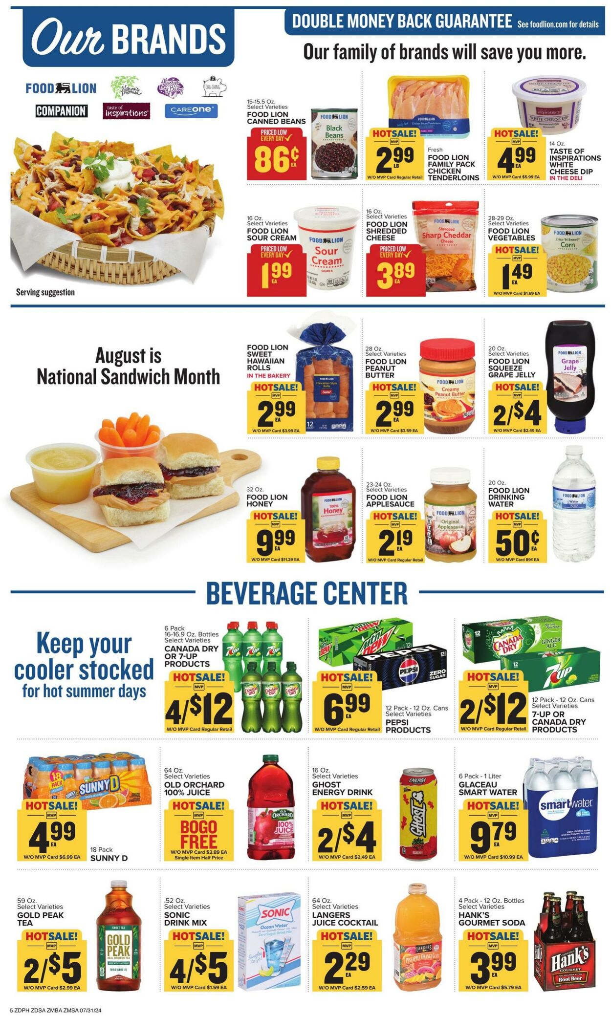 Weekly ad Food Lion 07/31/2024 - 08/06/2024