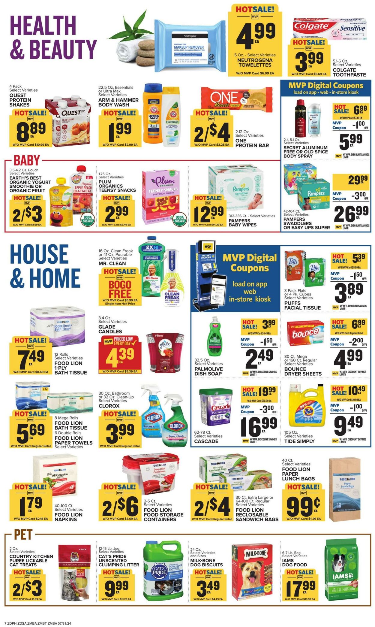 Weekly ad Food Lion 07/31/2024 - 08/06/2024