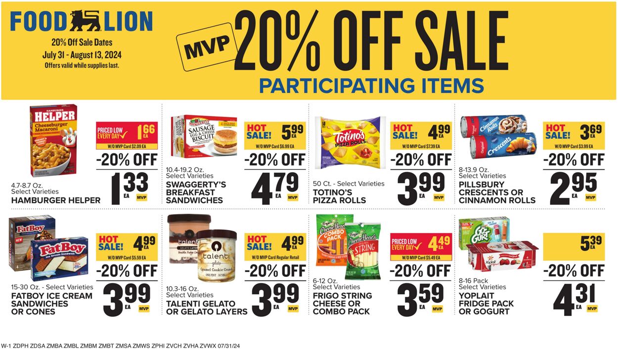 Weekly ad Food Lion 07/31/2024 - 08/06/2024