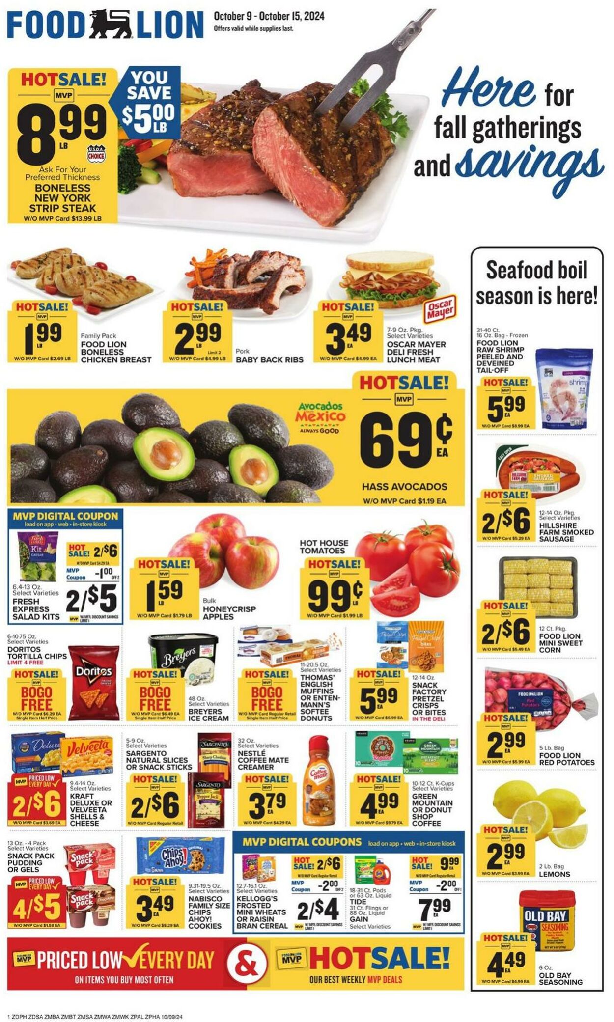 Weekly ad Food Lion 10/09/2024 - 10/15/2024