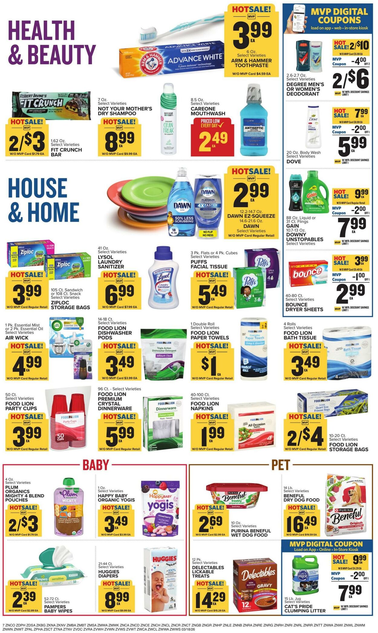 Weekly ad Food Lion 03/18/2026 - 03/24/2026