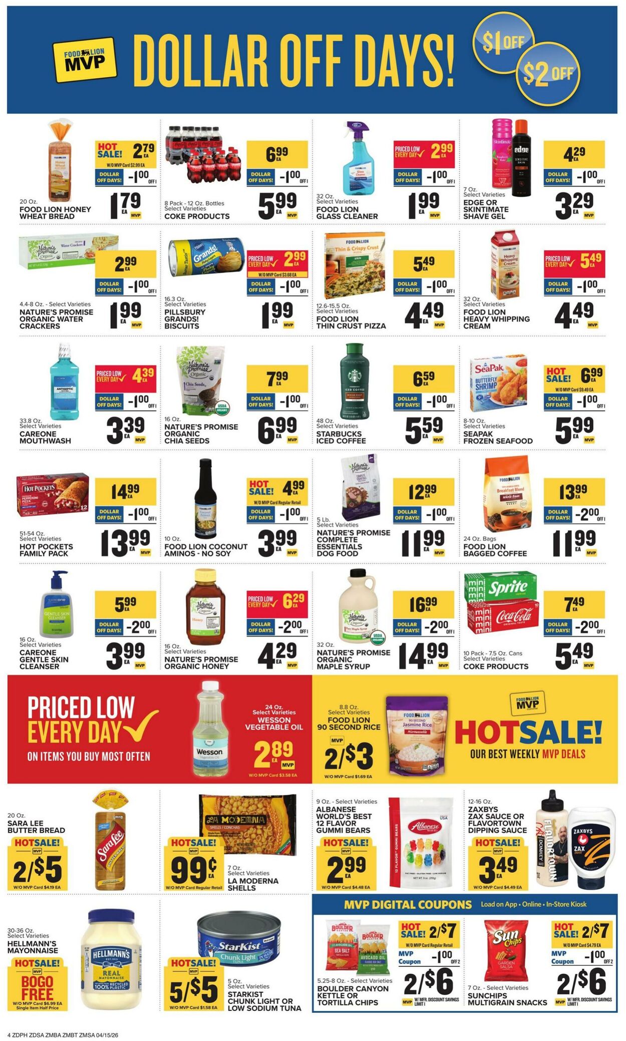 Weekly ad Food Lion 04/15/2026 - 04/21/2026