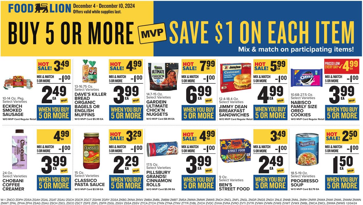 Weekly ad Food Lion 12/04/2024 - 12/10/2024