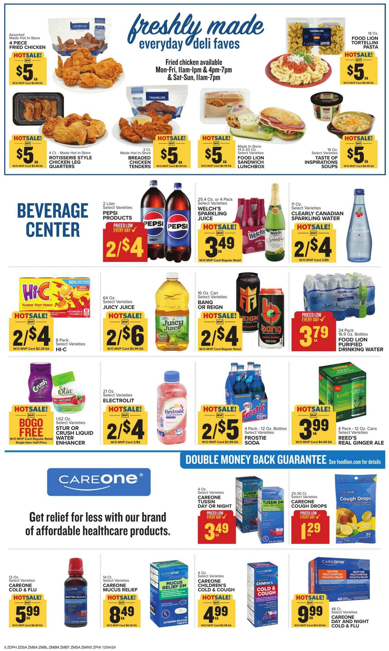 Weekly ad Food Lion 12/04/2024 - 12/10/2024