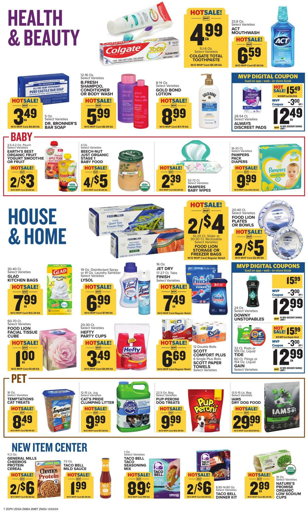 Weekly ad Food Lion 12/04/2024 - 12/10/2024