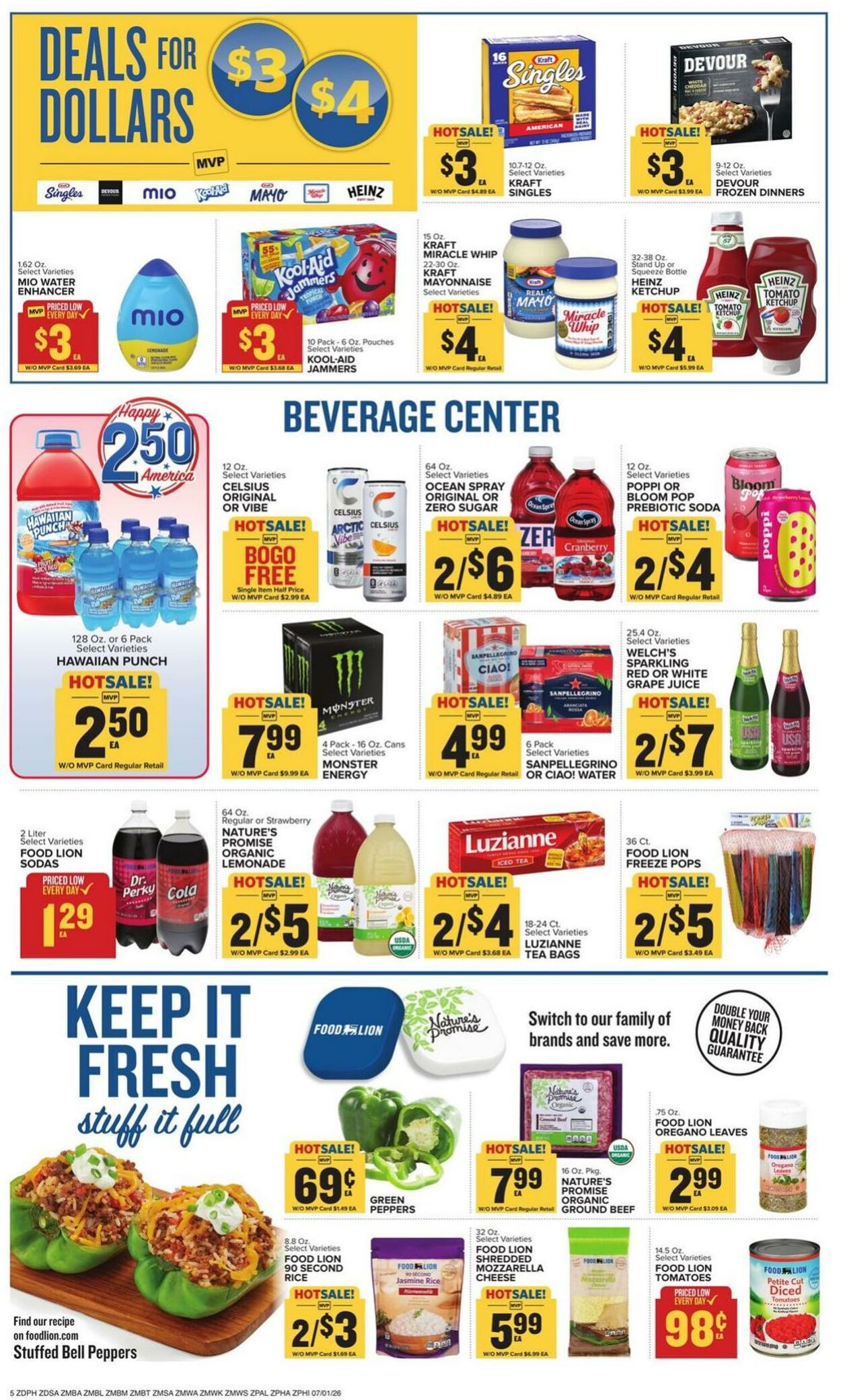 Weekly ad Food Lion 07/01/2026 - 07/07/2026