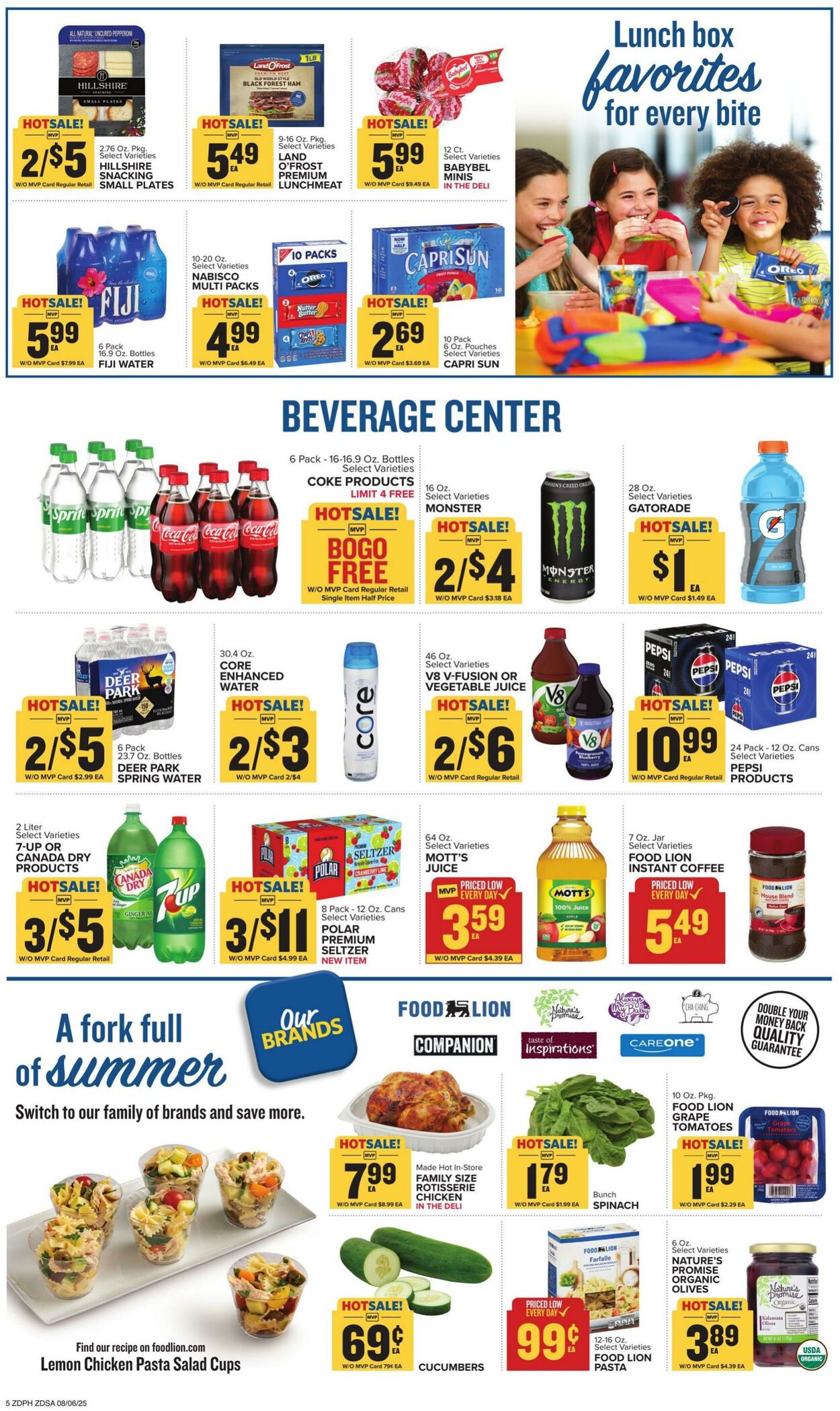 Weekly ad Food Lion 08/06/2025 - 08/12/2025