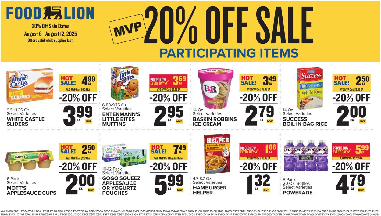 Weekly ad Food Lion 08/06/2025 - 08/12/2025