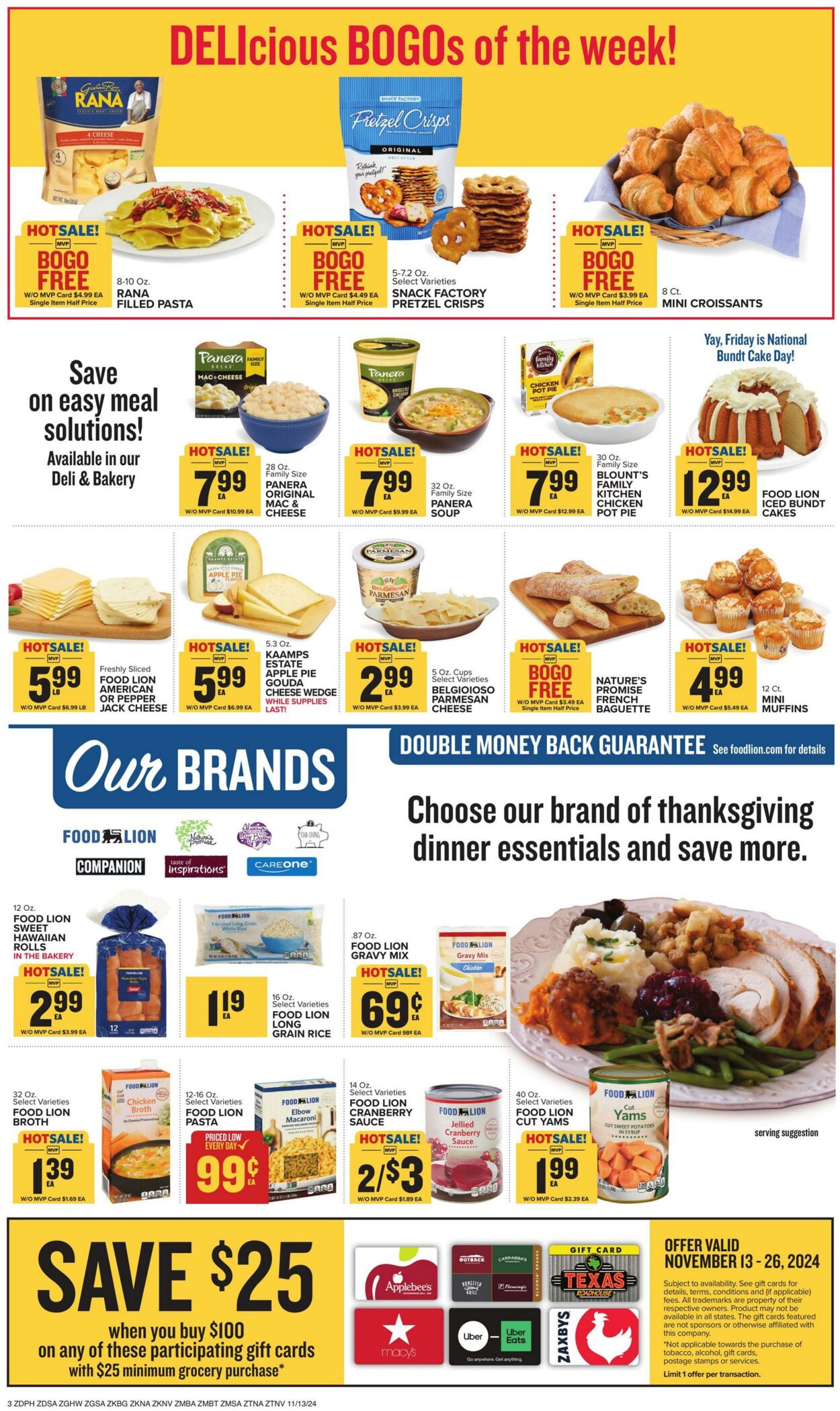 Weekly ad Food Lion 11/13/2024 - 11/19/2024