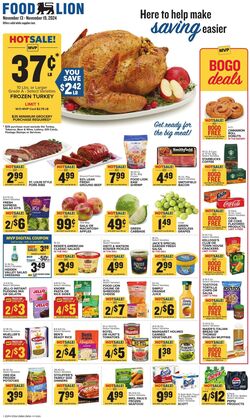 Weekly ad Food Lion 11/13/2024 - 11/19/2024